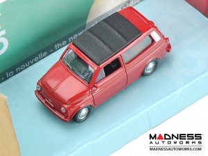 Fiat 500 Classic Die Cast Model 1/43 scale - Nuova 500 Giardinetta - Red